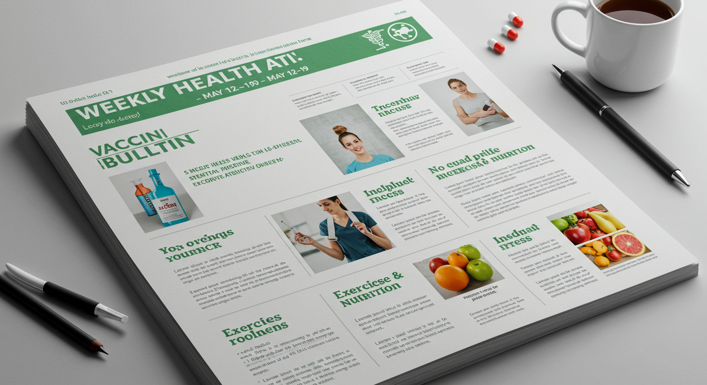Weekly Health Bulletin: Vaccine News, Mental Health Tips, Exercise & Nutrition – May 12–19
