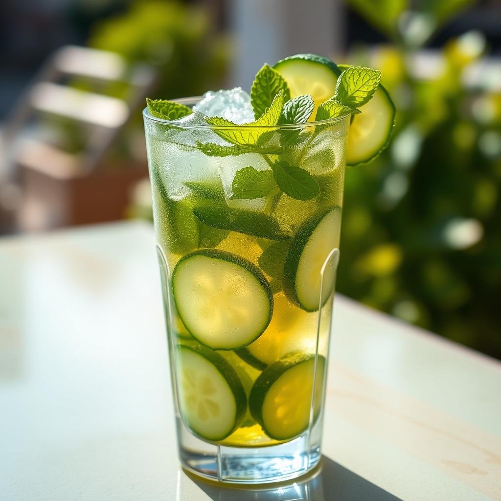 Summer variation of natural post-workout drink for runners Summer variation of natural post-workout drink for runners